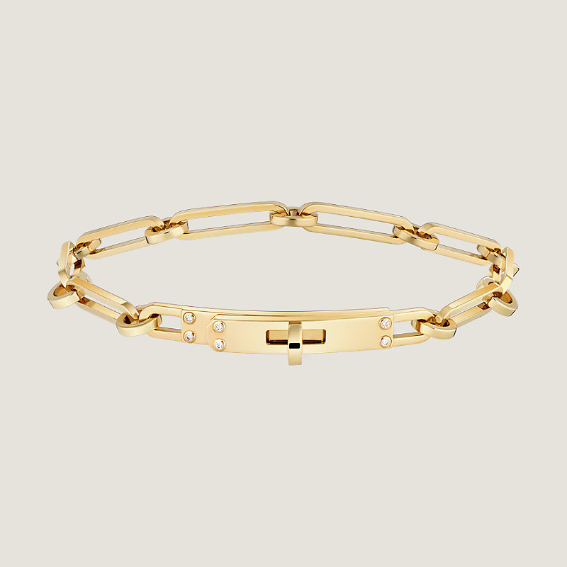 Hermes kelly deals bracelet gold